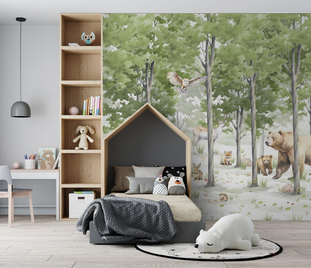 A group of animals in a forest u97741pir150 1024x885 - A group of animals in a forest