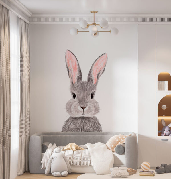 Adorable rabbit with soft fur. Adorable rabbit with soft fur.