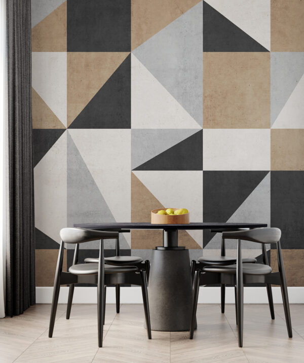 A pattern of triangles and triangles A pattern of triangles and triangles