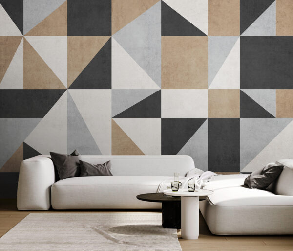 A pattern of triangles and triangles A pattern of triangles and triangles