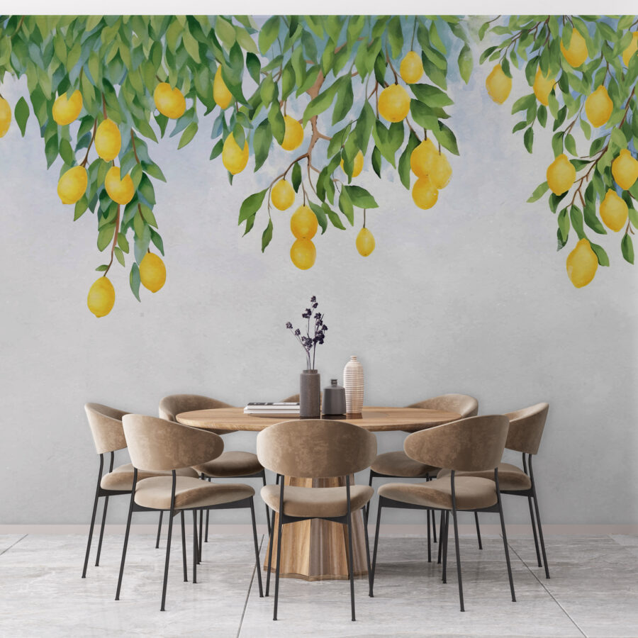 Wall murals A lemons from a tree
