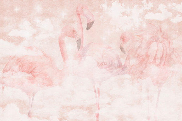 A group of flamingos in the sky A group of flamingos in the sky