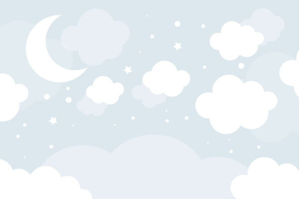 A moon and clouds in the sky u97510p 600x400 - A moon and clouds in the sky
