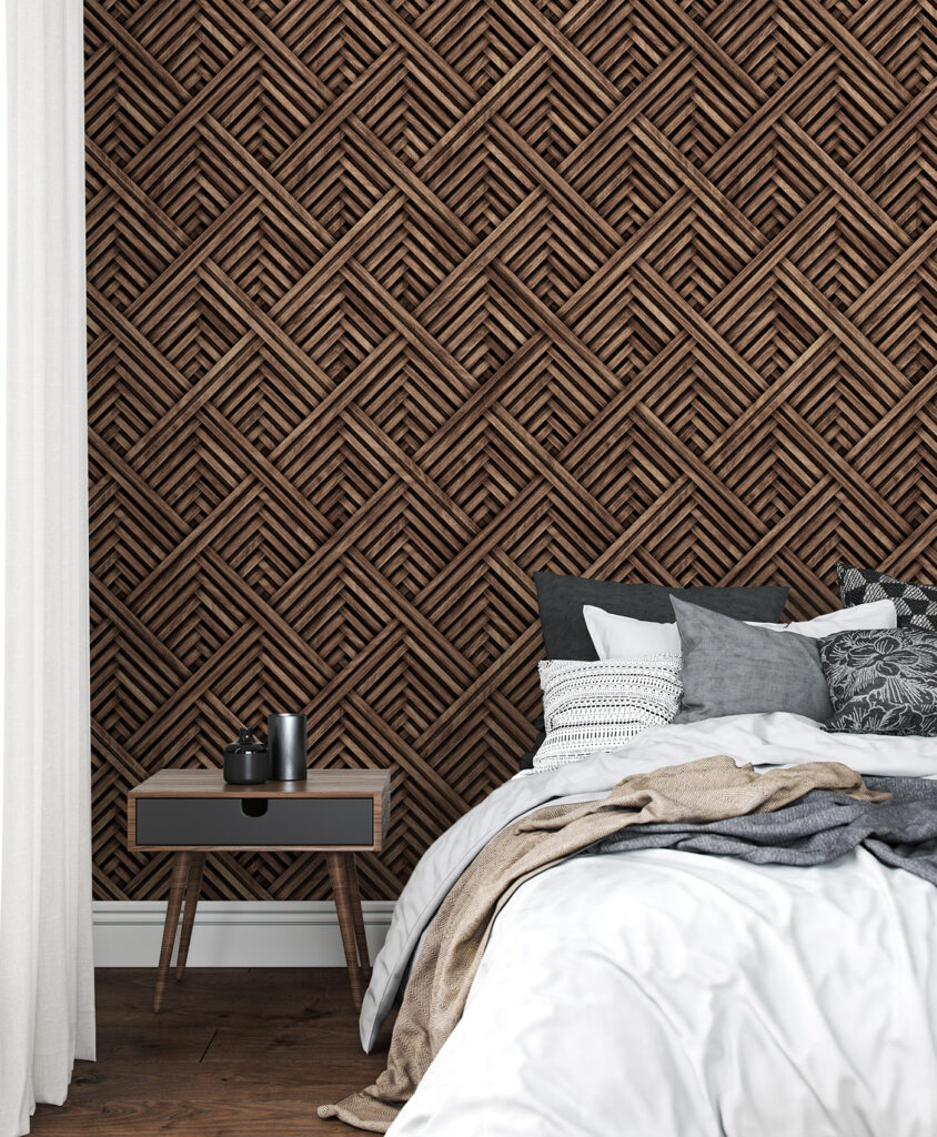 Textured woven pattern in earthy tones Textured woven pattern in earthy tones