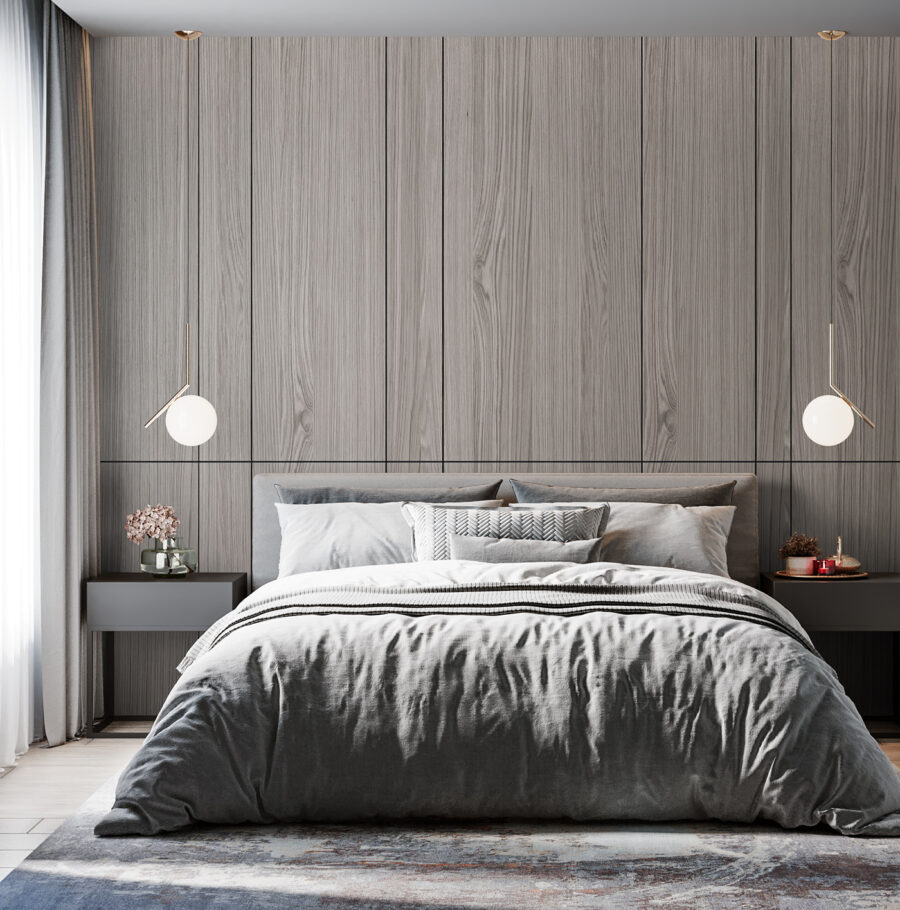 A grey wood paneling A grey wood paneling