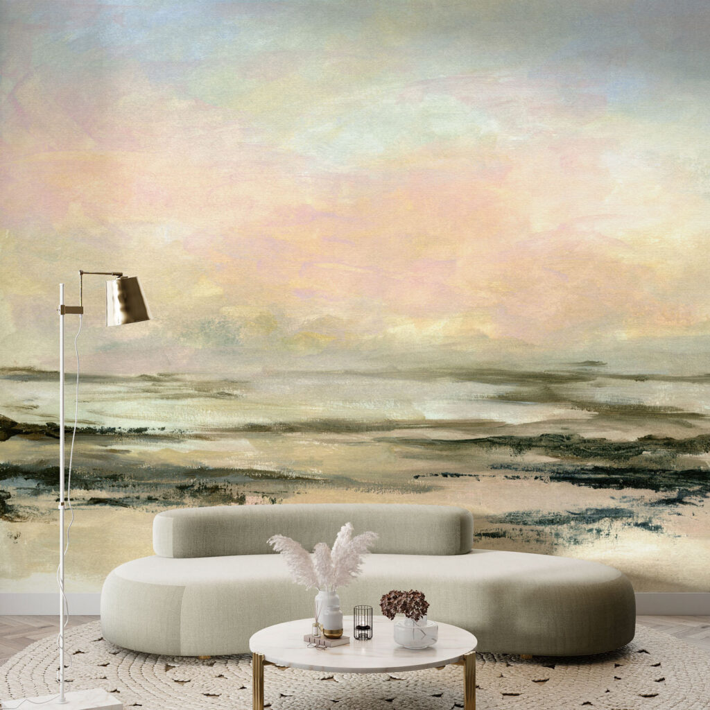A painting of a landscape A painting of a landscape