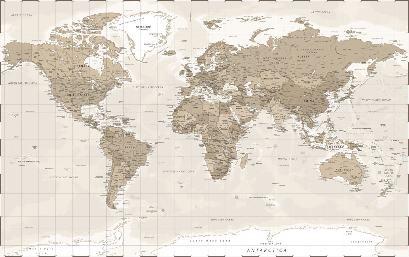 A map of the world A map of the world