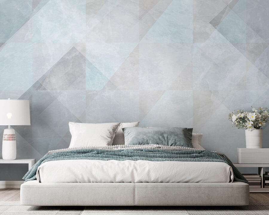 Wall murals White and grey background - Image 2