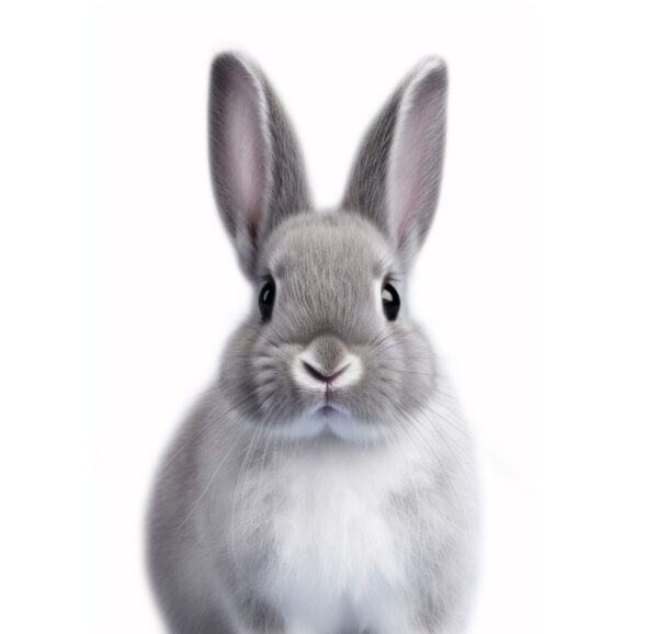 Cute rabbit with big expressive eyes Cute rabbit with big expressive eyes