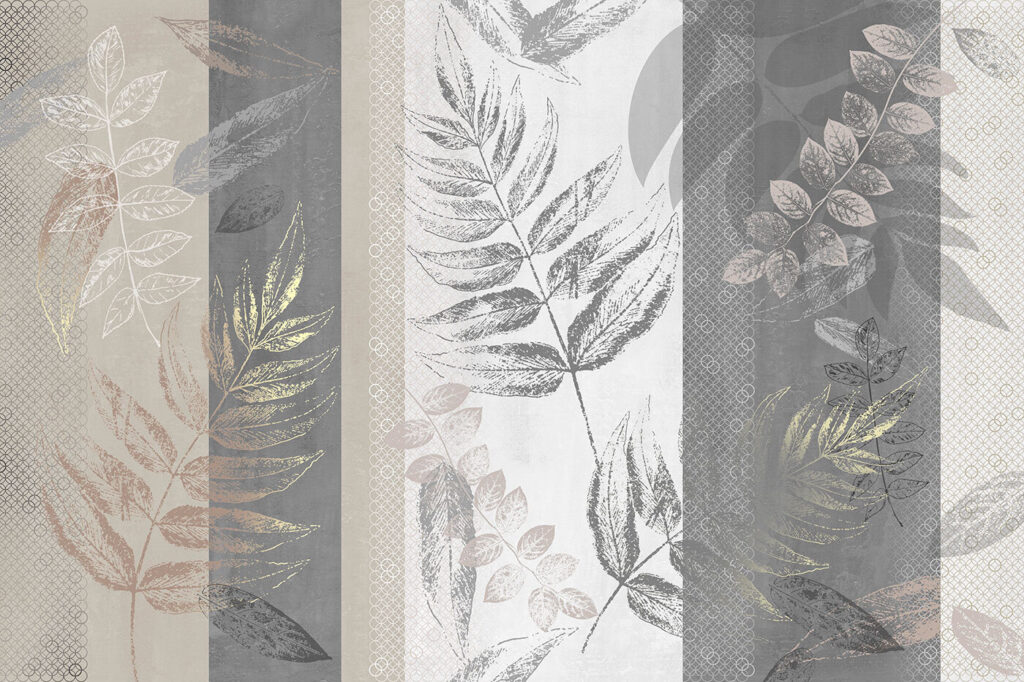 Botanical patterns in muted tones