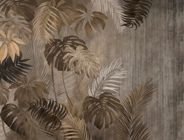 Wallpaper with leaves Wallpaper with leaves