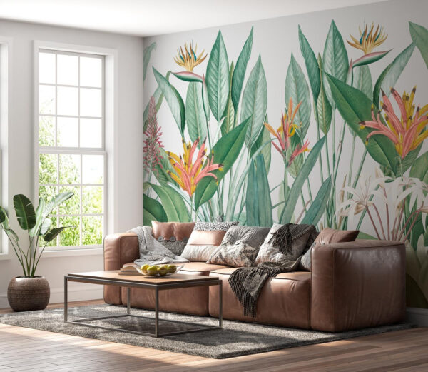 Vibrant tropical foliage in harmony. Vibrant tropical foliage in harmony.