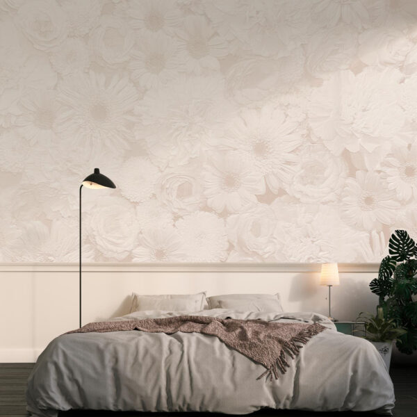 White flower pattern White flower pattern