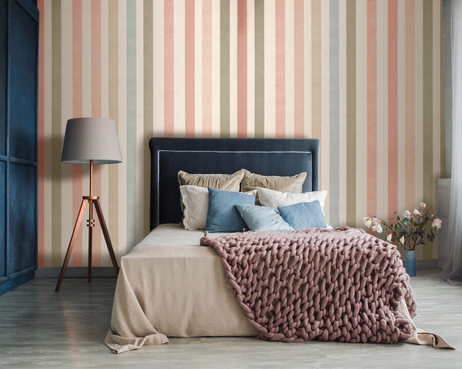 Soft pastel striped pattern design. Soft pastel striped pattern design.