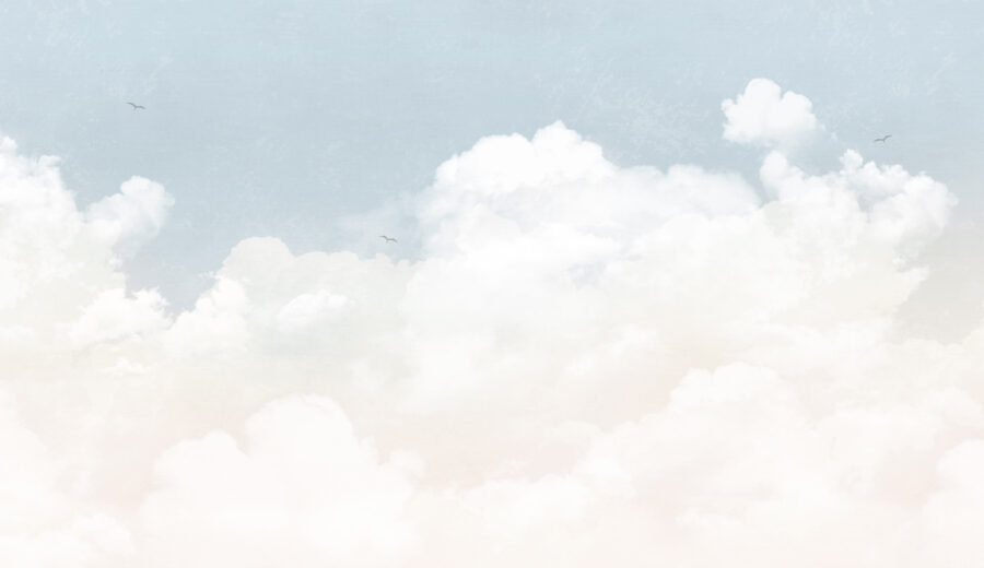 A blue sky with clouds A blue sky with clouds