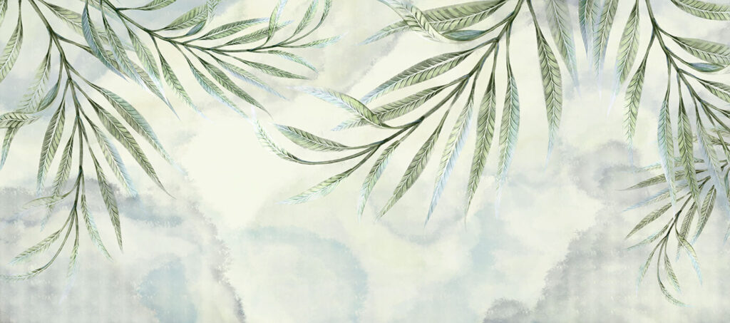 Delicate leaves against a soft backdrop. Delicate leaves against a soft backdrop.