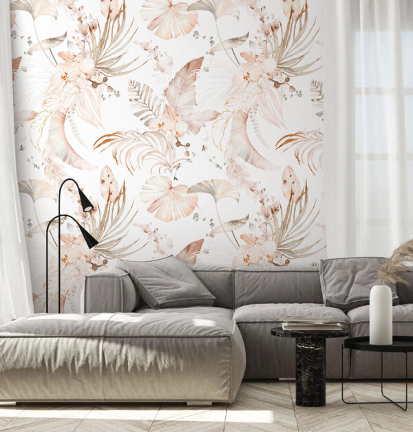 Pattern of flowers and leaves u96322pig85 600x627 - Pattern of flowers and leaves - tegory