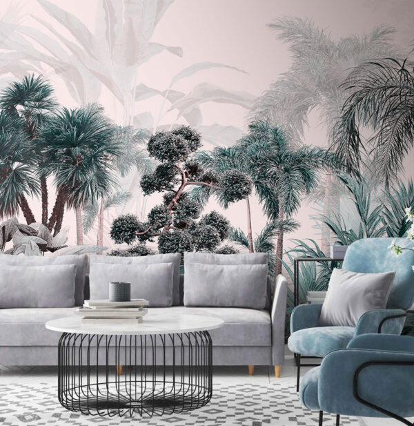 Group of trees and plants