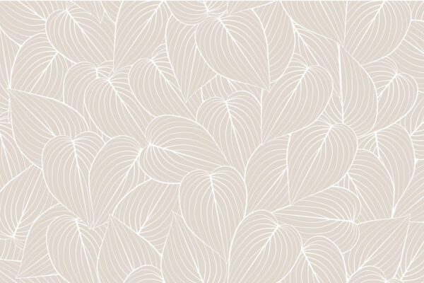 Pattern of leaves on a beige background Pattern of leaves on a beige background
