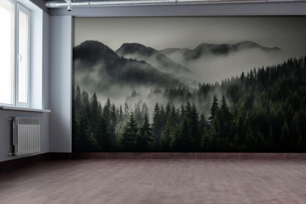 Forest with fog and mountains u96027pig2 600x400 - Forest with fog and mountains