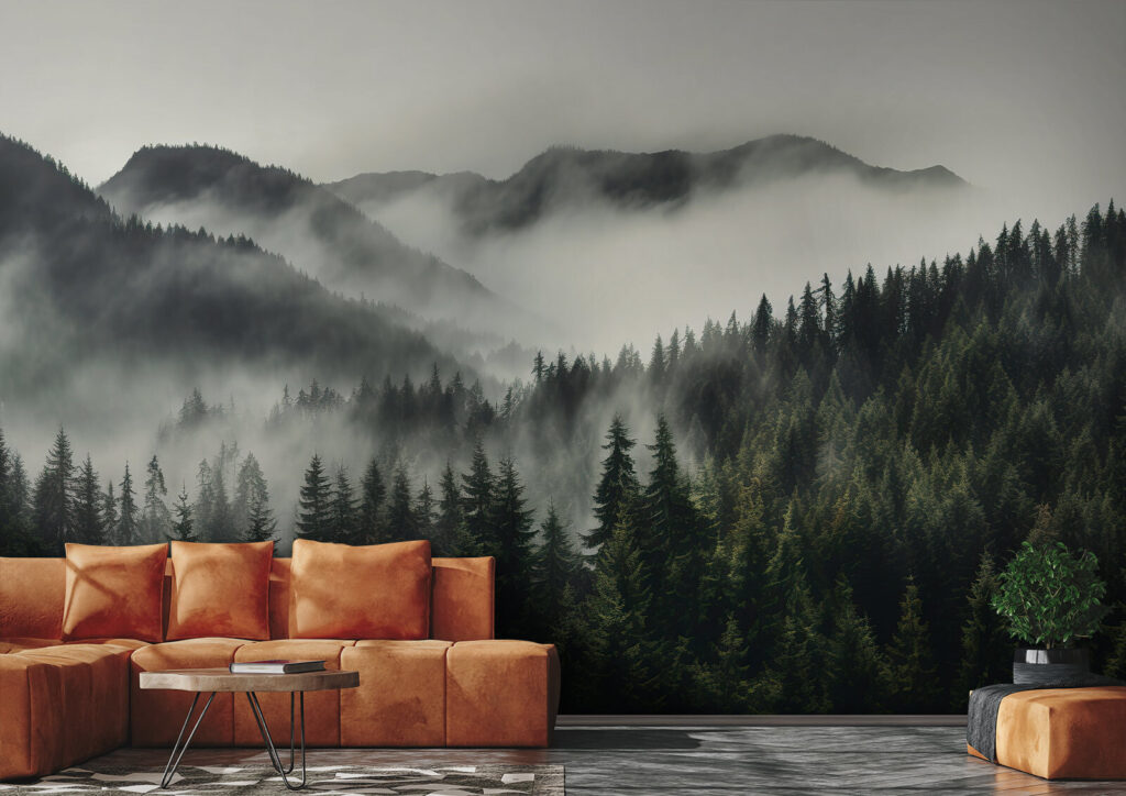 Forest with fog and mountains u96027pig1m 1024x724 - Forest with fog and mountains