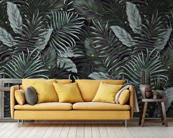 Lush foliage in vibrant green tones. Lush foliage in vibrant green tones.