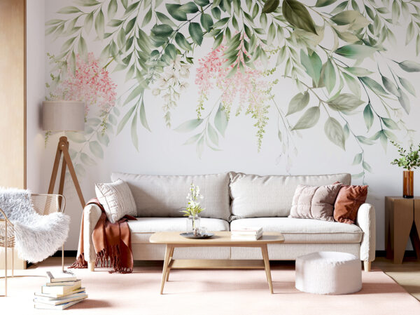 Delicate florals and lush greenery. Delicate florals and lush greenery.