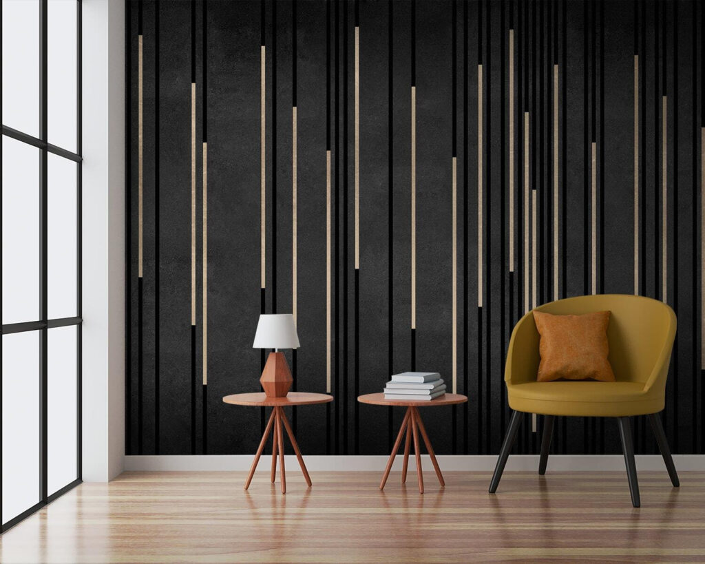 Black and white background with vertical lines Black and white background with vertical lines