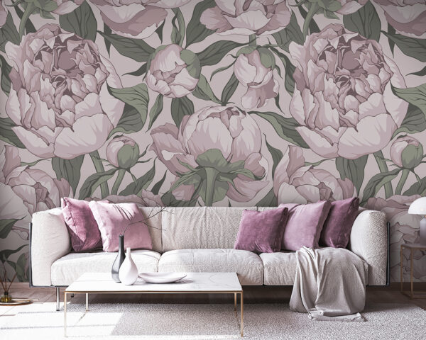 Pattern of pink flowers Pattern of pink flowers
