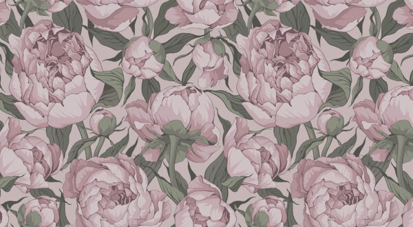Pattern of pink flowers Pattern of pink flowers