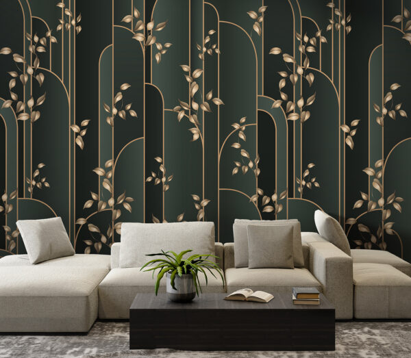 Wallpaper with leaves on it Wallpaper with leaves on it