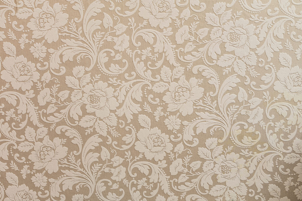 Elegant floral patterned fabric design. Elegant floral patterned fabric design.
