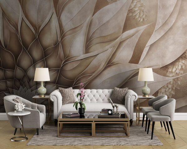 Elegant design of flowing petals. Elegant design of flowing petals.