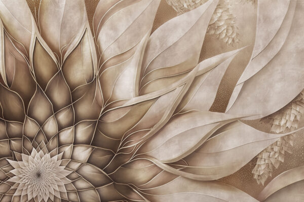 Elegant design of flowing petals. Elegant design of flowing petals.