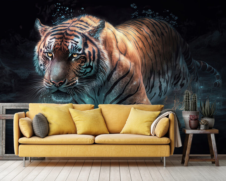 Tiger in the water