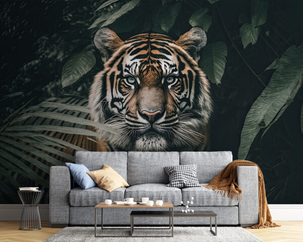 Tiger in the jungle Tiger in the jungle