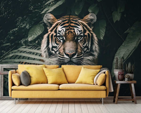 Tiger in the jungle Tiger in the jungle