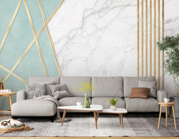 Elegant Mint and Marble Design Elegant Mint and Marble Design