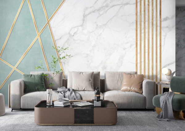 Elegant Mint and Marble Design Elegant Mint and Marble Design