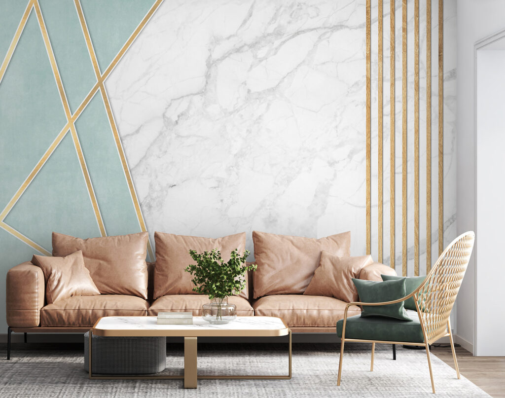Elegant Mint and Marble Design Elegant Mint and Marble Design