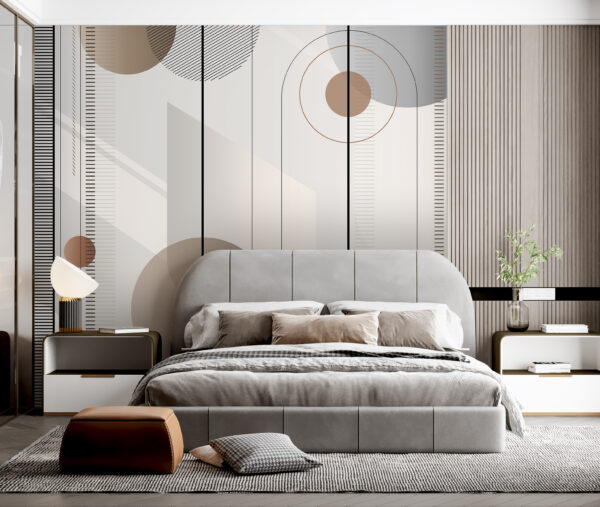 Abstract geometric shapes in soft tones u95379pib2 600x507 - Abstract geometric shapes in soft tones