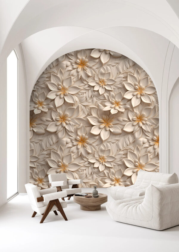 Wallpaper with flowers Wallpaper with flowers