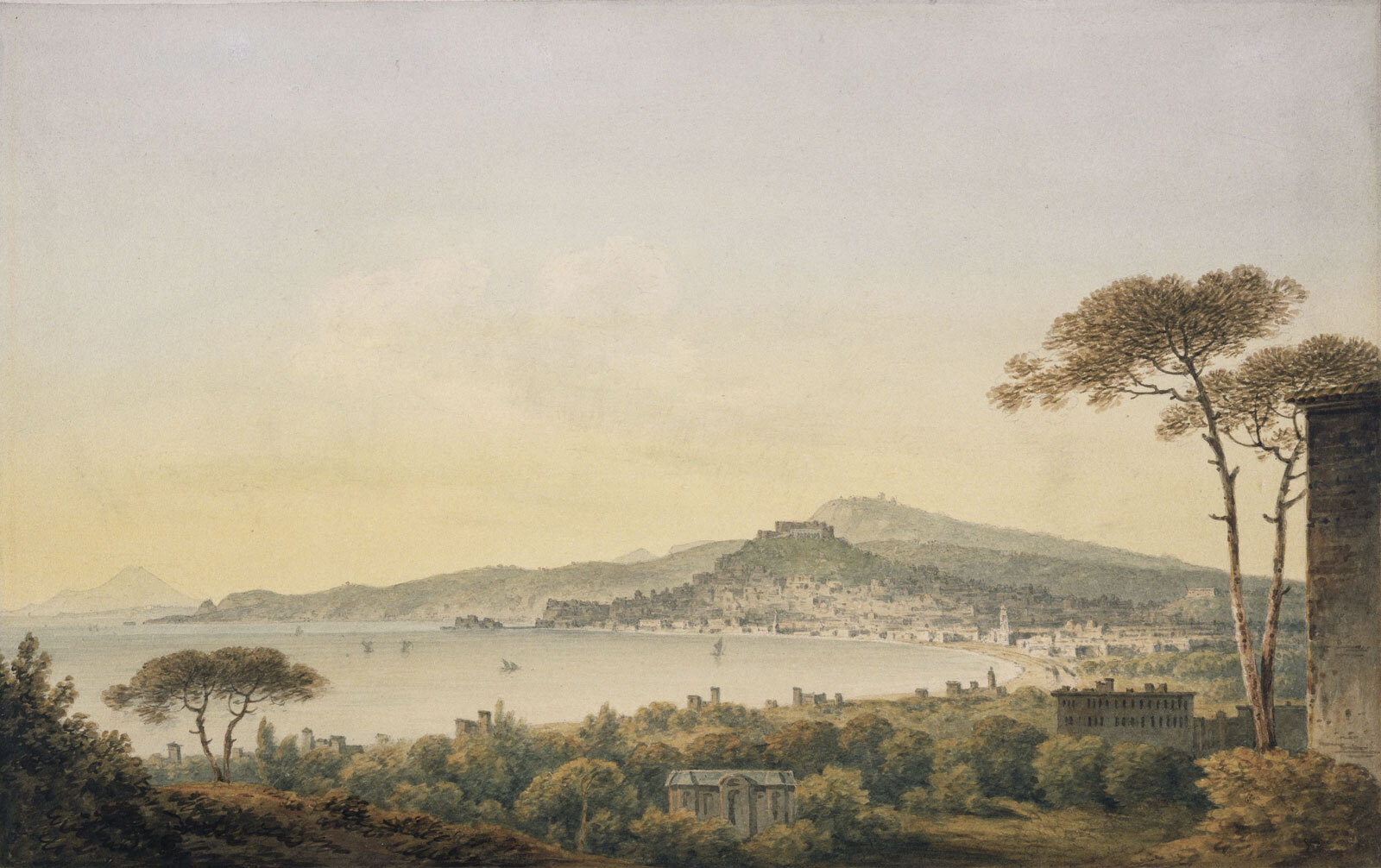 u95155p - A landscape with a city and a body of water - tegory