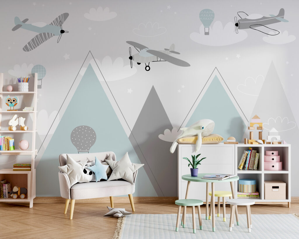 Wallpaper with airplanes and mountains u95044pir3m 1024x820 - Wallpaper with airplanes and mountains