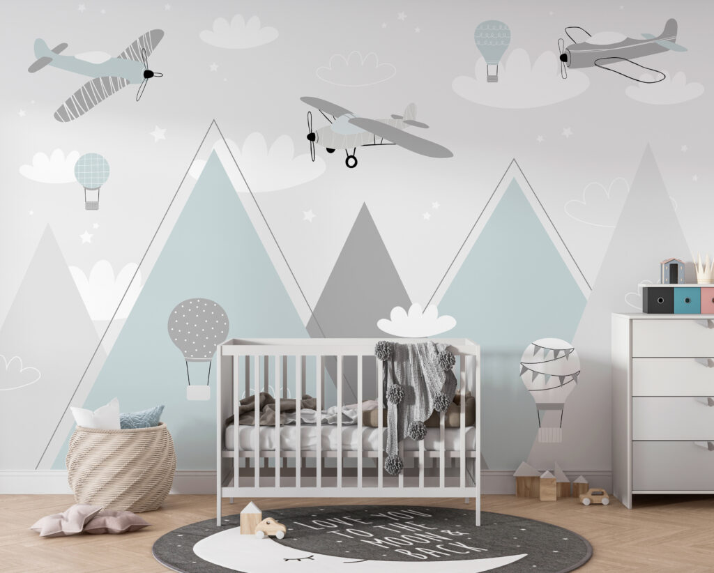Wallpaper with airplanes and mountains u95044pir1 1024x822 - Wallpaper with airplanes and mountains