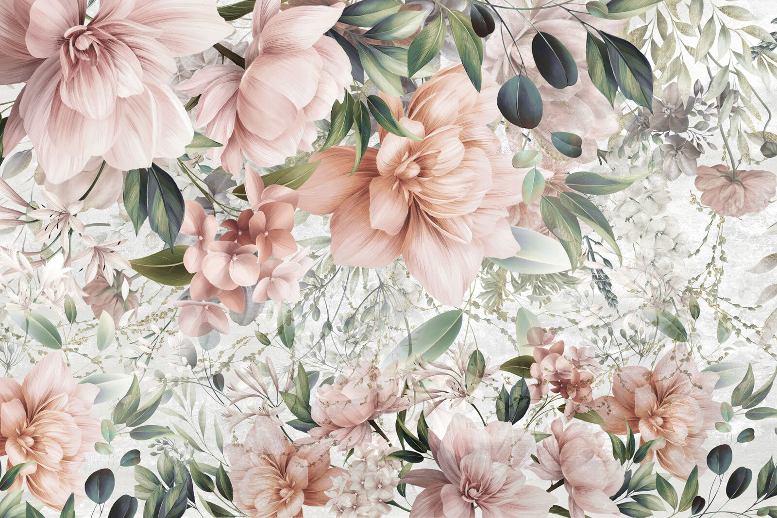Delicate pastel floral arrangement design Delicate pastel floral arrangement design
