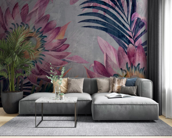 Vibrant blooms against a textured backdrop. Vibrant blooms against a textured backdrop.