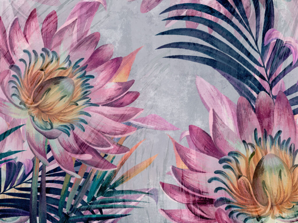 Vibrant blooms against a textured backdrop. Vibrant blooms against a textured backdrop.