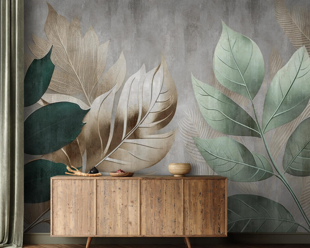 Elegant foliage against a textured background