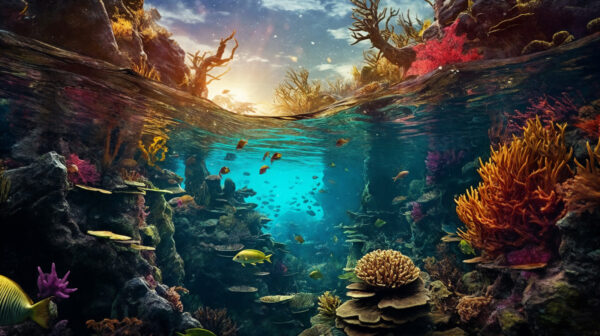 Underwater view of a coral reef with fish and corals u94766p 600x336 - Underwater view of a coral reef with fish and corals